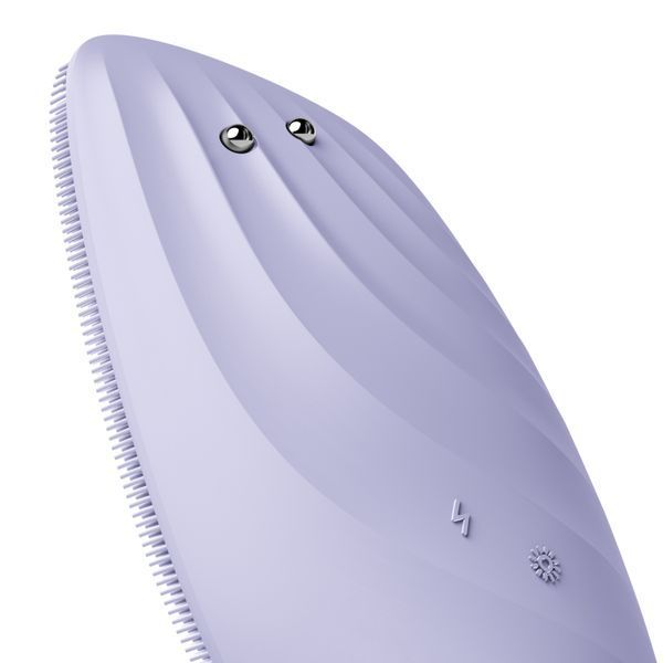 Щетка для очищения лица GESKE Sonic Thermo Facial Brush & Face-Lifter 8 в 1 фиолетовая HB0090 фото