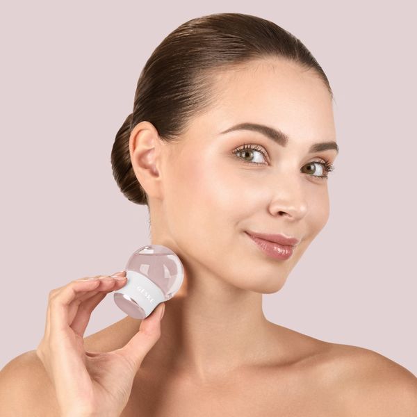 Масажер для обличчя і тіла GESKE Cool&Warm Face and Body Massager 7в1 starlight HB0304 фото