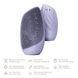 Щетка для очищения лица GESKE Sonic Thermo Facial Brush & Face-Lifter 8 в 1 фиолетовая HB0090 фото 2