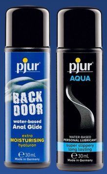 Набор лубрикантов pjur backdoor Comfort water glide 30 мл + pjur Aqua 30 мл LB211 фото