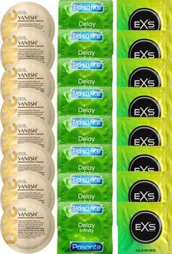 Набір 24 шт ONE Vanish Hyperthin + Delay Infinity + EXS Glow in the Dark SOS7353 фото