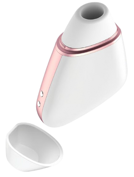 Вакуумно-волновый клиторальный вибратор Satisfyer Love Triangle Connect App (белый) SO3896 фото