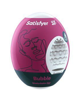 Самосмазывающийся мастурбатор-яйцо Satisfyer Egg Bubble, одноразовый, не требует смазки SO5521 фото