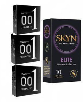 Комплект: OLO Feeling Ultrathin 9 шт. + SKYN Elite 10 шт. SOS11753 фото