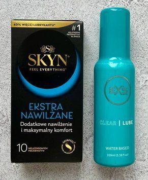 Набір SKYN Extra Lube 10 шт - Лубрикант EXS Clear Lube 100 мл SOS2585 фото