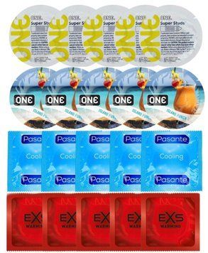 Набір 20 шт ONE Super Studs + ONE Island Punch + Pasante Cooling + EXS Warming Comfy Fit SOS7303 фото