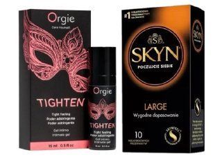 Гель для сужения Orgie &ndash; Tighten (15 мл)+   Коробка SKYN Large, 10 шт SOS6754 фото