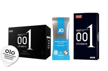 OLO Feeling Ultrathin (10 шт) , OLO Black 001 (10 шт) и  Лубрикант System JO H2O &mdash; ORIGINAL (10 мл) в подарок SOS996 фото