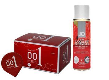 OLO Passionate Factor &mdash; 10 шт и Лубрикант System JO H2O &mdash; WATERMELON (арбуз, 60 мл) SOS859 фото