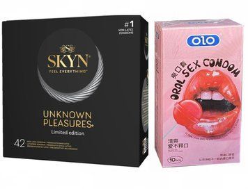 Skyn 42 pleasures + у подарунок OLO Oral Candy 10 штук  SOS44 фото