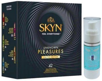 Набір з SKYN Pleasures (42 шт) + Рідкий вібратор 5th Paradise Liquid Vibrator &mdash; Енергетичний напій (30 мл)  SOS10050 фото