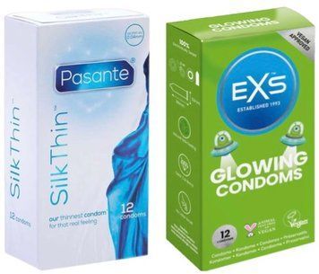 Набор с Pasante Silk Thin 12 шт + EXS Glowing 12 штук SOS8116 фото