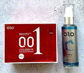 Комплект OLO возбуждающий с разогревающим эффектом 001 (10 штук) + Лубрикант охлаждающий OLO 60 мл SOS2338 фото