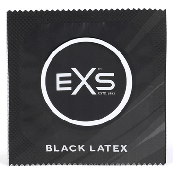 Чорні анатомічні EXS Black Latex EX15 фото
