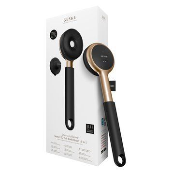 Звуковая светодиодная щетка для всего тела GESKE Sonic LED Full-Body Brush&Intensive Exfoliator 9в1 gray HB0386 фото