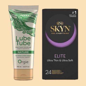 Набор Skyn ​​Elite 24 шт. + Лубрикант LUBE TUBE NATURE, 150 мл ORGIE SOS4328 фото