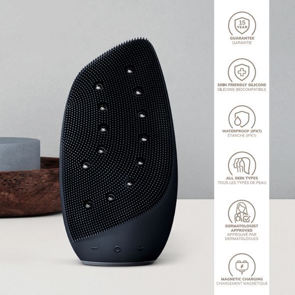 Очистительная щетка для лица GESKE Sonic Thermo Facial Brush&Face-Lifter 8в1 black HB0091 фото