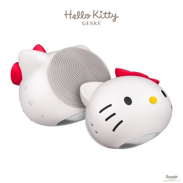 Ультразвукова щітка для обличчя GESKE Sonic Facial Brush 4в1 by Hello Kitty HB0041 фото