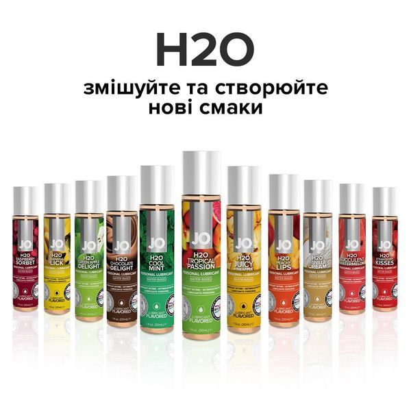 Змазка на водній основі System JO H2O &mdash; Tropical Passion (60 мл) без цукру, рослинний гліцерин SO5227 фото