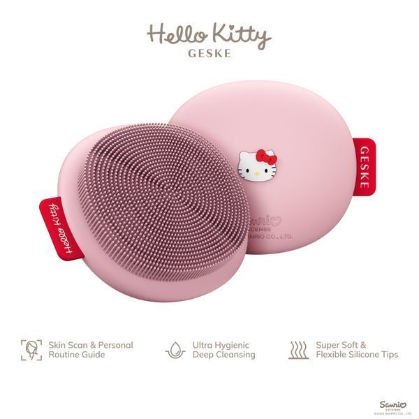 Щетка для лица GESKE Facial Brush 3в1 by Hello Kitty pink HB0238 фото
