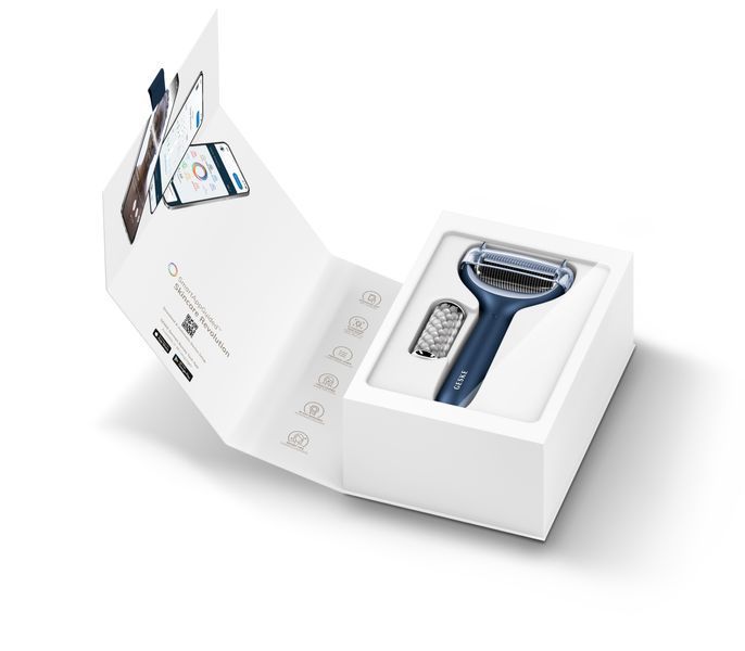 Електронний ролер для обличчя та тіла з мікроголками GESKE MicroNeedle Face&Body Roller 8в1 midnight HB0199 фото
