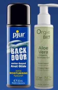 Набор лубрикантов pjur backdoor Comfort water glide 30 мл + ALOE VERA, 100 мл. ORGIE BIO LB330 фото