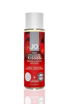 Змазка на водній основі System JO H2O &mdash; Strawberry Kiss (60 мл) без цукру, рослинний гліцерин SO5225 фото