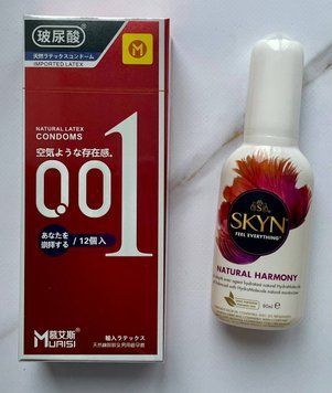 Набор Muaisi 001 RED 12 шт. - Лубрикант SKYN NATURAL HARMONY, 80 мл SOS2780 фото
