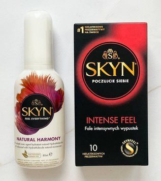 Комплект SKYN Intense Feel 10шт + Лубрикант Skyn Natural Harmony 80 мл  SOS2089 фото