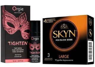 Гель для сужения Orgie &ndash; Tighten (15 мл)+   Коробка SKYN Large, 3 шт SOS6755 фото