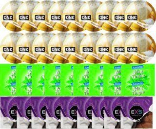 Набір 36 шт ONE Banana Split + Pasante Mint Tingle + EXS Chocolate SOS7652 фото