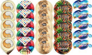 Набор из OLO Ice Durable + ONERibs + ONE Vanish + ONETattoo + ONE UltraFeel SOS8672 фото