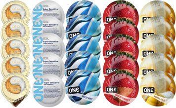 Набор из OLO Ice Durable + ONE Sensitive + ONE Mint + ONEChocolateStrawberry + ONEBanana SOS8714 фото