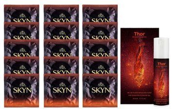 Комплект Skyn Warming 15 шт + Nuei THOR Intense Pleasure Gel (50 мл) SOS14475 фото
