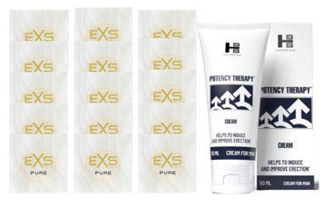 Комплект EXS Pure15 шт+Potency Therapy Cream (50 мл) SOS14882 фото