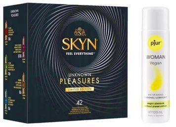 Комплект SKYN Pleasures 42 шт + Pjur Woman Vegan 100 мл SOS13257 фото