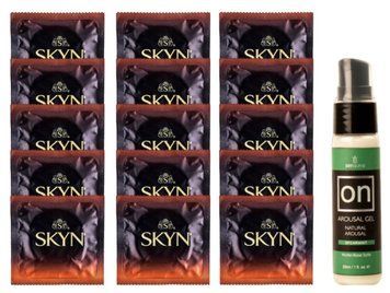 Комплект Skyn Warming 15 шт + Sensuva ON Arousal Gel for Her SOS14525 фото