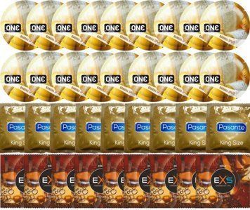 Набір 36 шт ONE Banana Split + Pasante King Size + EXS CRAZY COLA SOS7602 фото