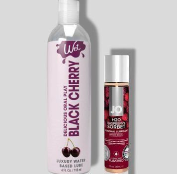 Wet Oral Play Black Cherry (118 мл) + JO Raspberry Sorbet (30 мл) LB891 фото