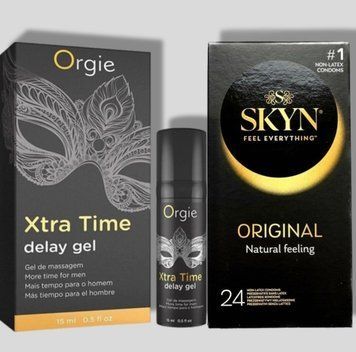 SKYN Original, 24 шт + Пролонгатор X-TRA TIME, 15 мл SOS5555 фото
