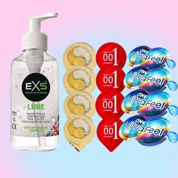 Комплект 15 штук OLO+ONE - Лубрикант EXS Aloe, 250 мл (прозрачный) SOS4753 фото