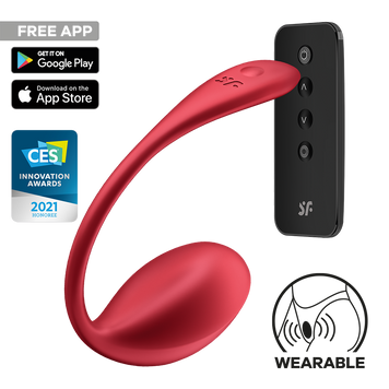 Вібратор для точки G із дистанційним керуванням Satisfyer Shiny Petal Connect App &mdash; твій солодкий секрет SX1220 фото