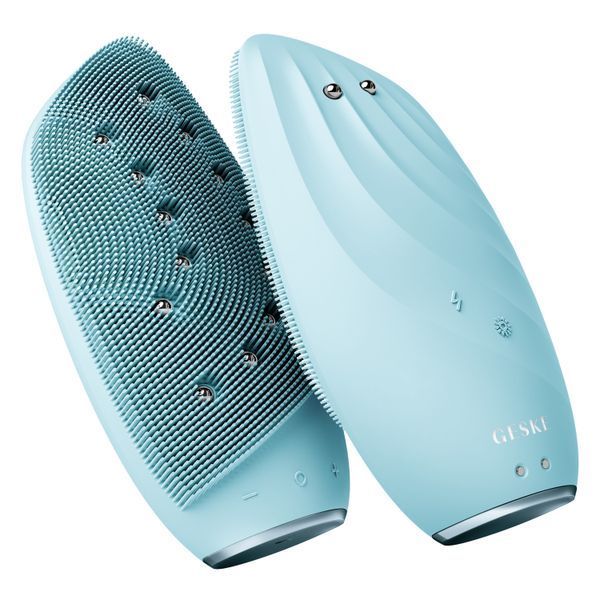 Очистительная щетка для лица GESKE Sonic Thermo Facial Brush&Face-Lifter 8в1 turquoise HB0092 фото