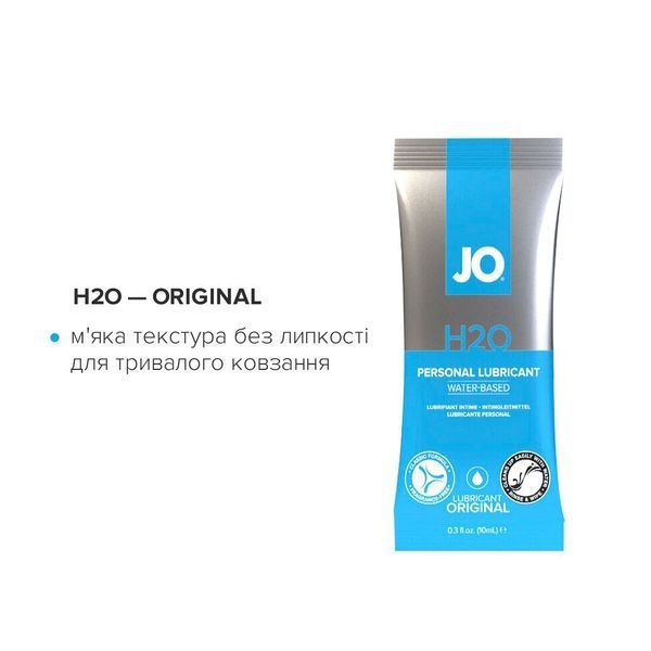 Набор смазок на водной основе JO Four Play (8&times;10 мл): H2O Original, Agap&eacute; Original, H2O Strawberry K SO6763 фото