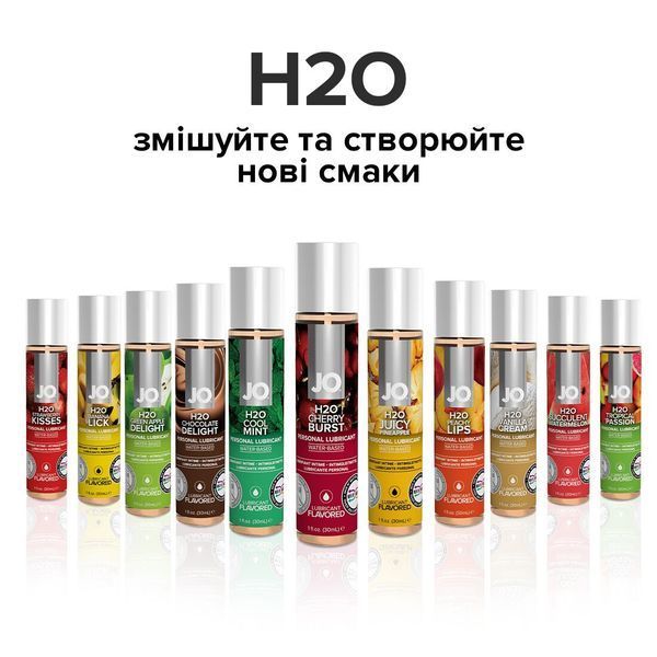 Змазка на водній основі System JO H2O &mdash; Cherry Burst (120 мл) без цукру, рослинний гліцерин SO1670 фото