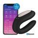 Смарт-вибратор для пар Satisfyer Double Joy Black с широким клиторальным стимулятором SO3898 фото 2