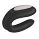 Смарт-вибратор для пар Satisfyer Double Joy Black с широким клиторальным стимулятором SO3898 фото 7