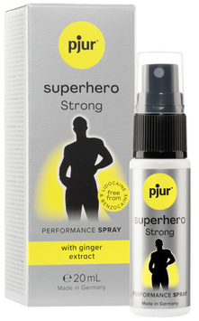 pjur superhero Performance Spray &mdash; Пролонгуючий спрей для чоловіків із екстрактом імбиру, 20 мл PJ12920 фото