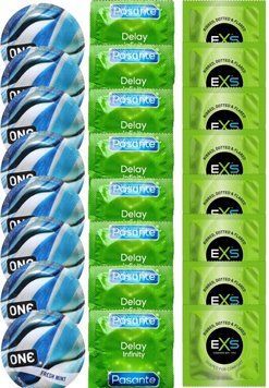 Набор 24 шт ONE Fresh Mint + Delay Infinity + EXS EXTREME 3 в 1 SOS7503 фото