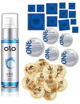 Комплект 27 шт One Vanish, Classic и EXS Cooling - Лубрикант охлаждающий OLO 60 мл SOS3400 фото